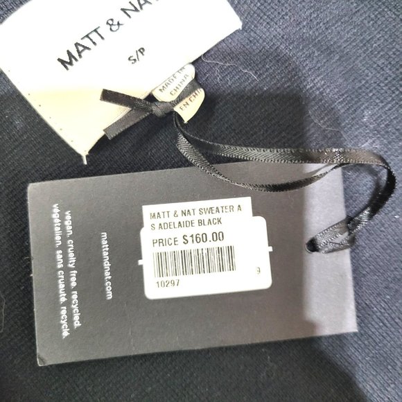 Matt & Nat Adelaide Button Down Cardigan Black - Small - Picture 4 of 4